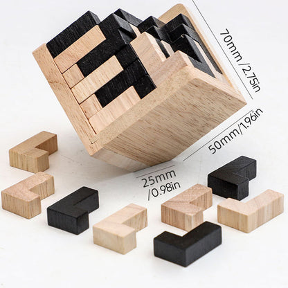 Houten Puzzel Brain Teaser Intelligentiespel voor Volwassenen