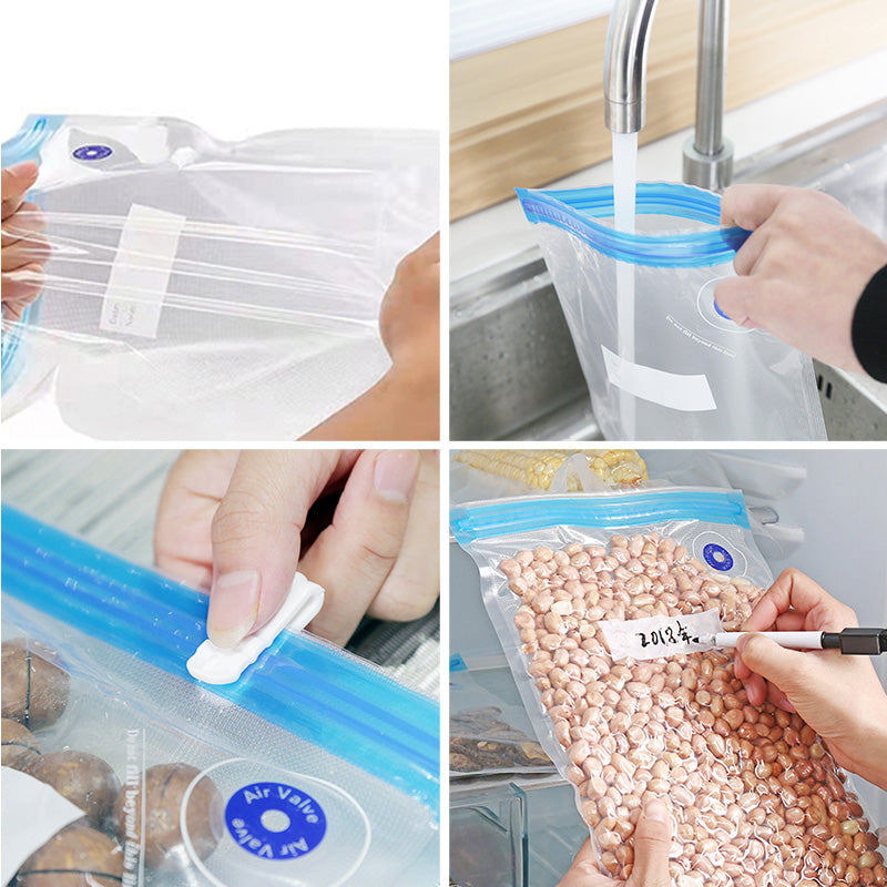 Herbruikbare Vacuümzakken FreshGuard Set van 10