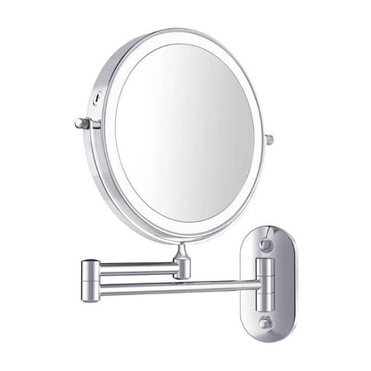 LED Vergrotende Spiegel Oplaadbaar Zilver voor Cosmetica