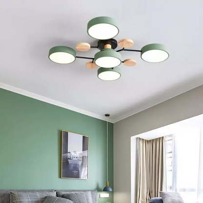 Ronde LED Plafondlamp Modern Woonkamer Lamp Dimbaar