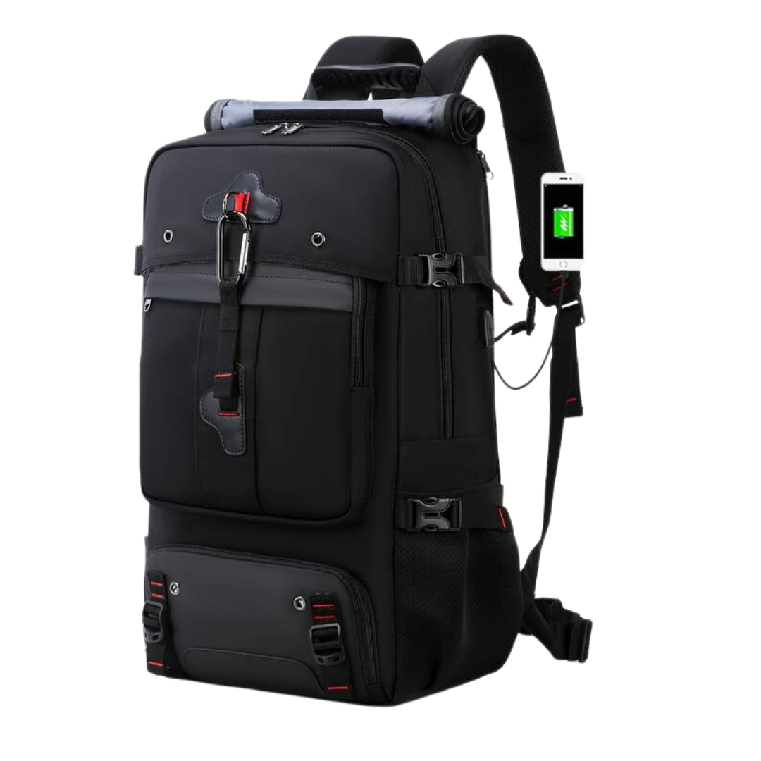 Waterdichte Reistrugzak 50L met USB-Aansluiting - Velinix