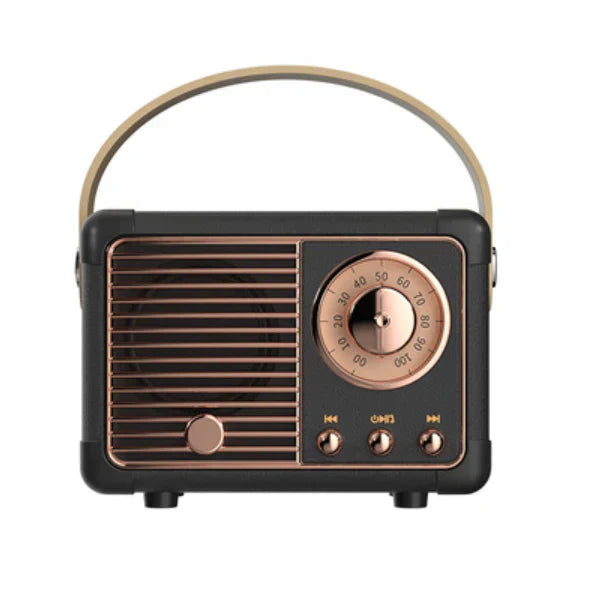 Bluetooth Speaker Retro Design Draadloos 2.0 Kanaals - Velinix