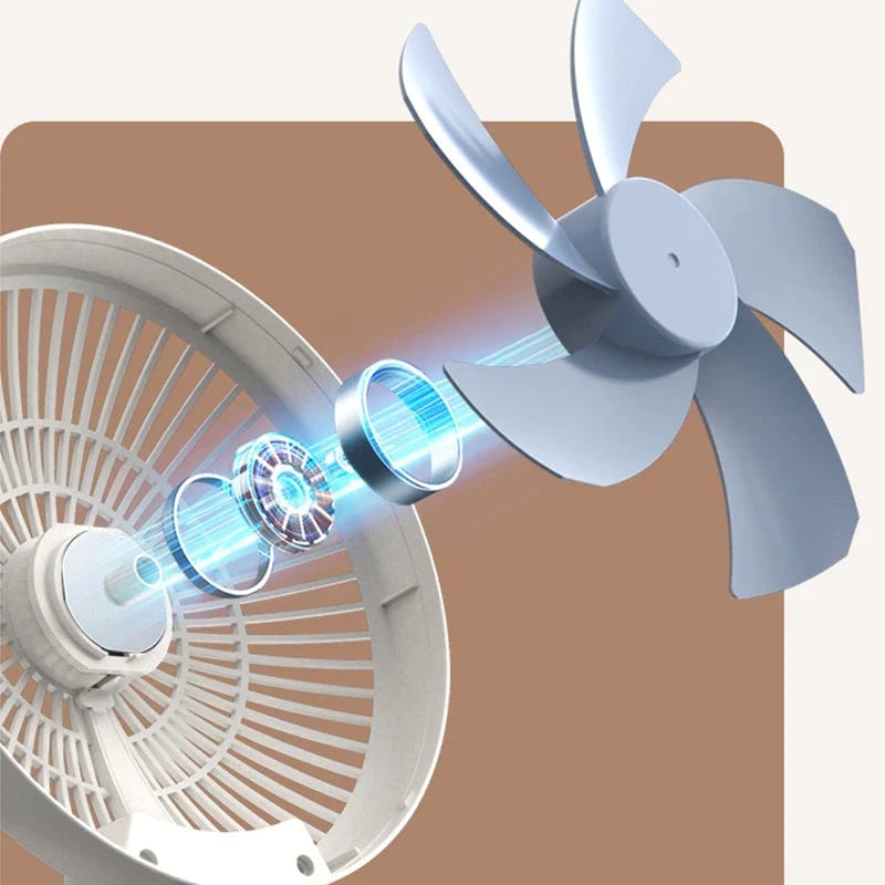 Draagbare Ventilator AeroLux Opvouwbaar en Stil