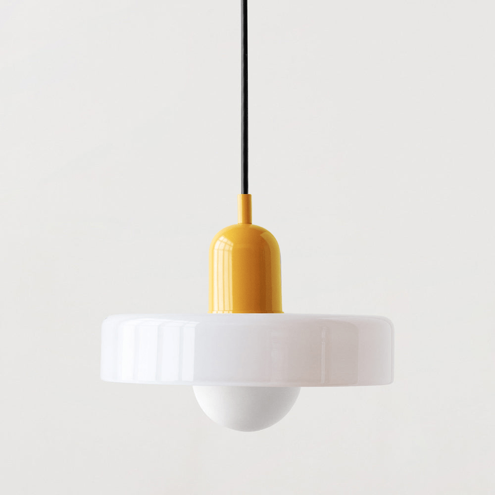 Kleurrijke Hanglamp Modern Glazen Design voor Woonkamer