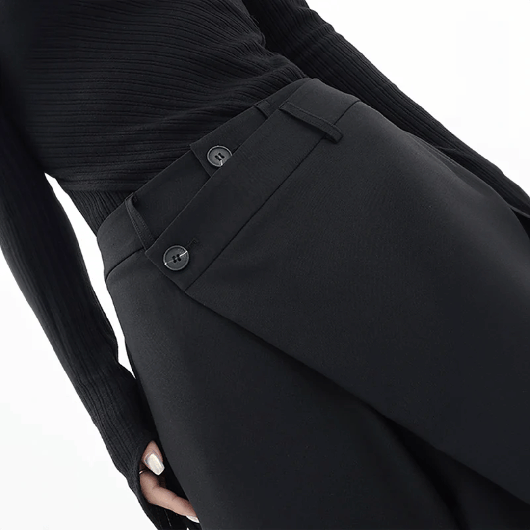 Wijde Broek Asymmetrisch Luxe Model voor Vrouw