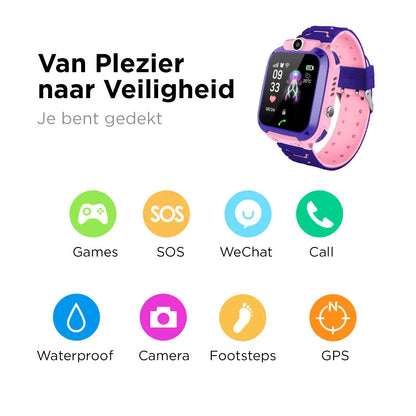 Kinderhorloge Slim met GPS en Speelfuncties