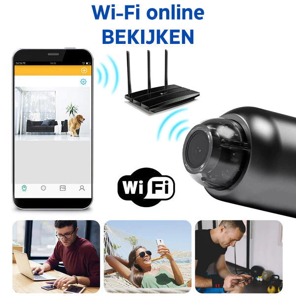 Mini Beveiligingscamera Full HD met Nachtzicht en Bewegingsdetectie
