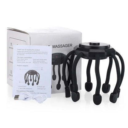 Hoofdmassageapparaat LuxAura voor Ontspanning en Verlichting