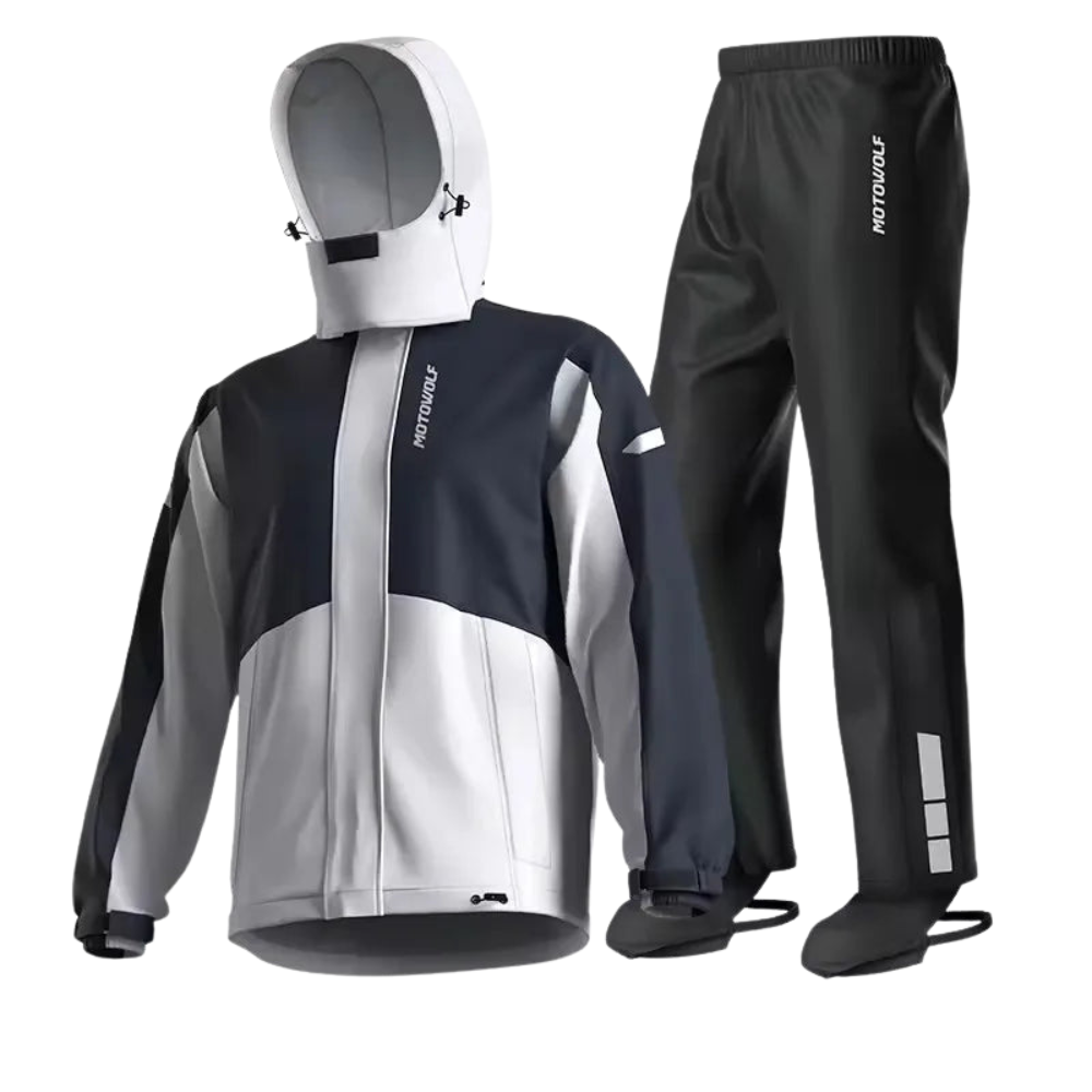 Waterdichte Motorrijder Regenpak Jas en Broek Unisex - Velinix