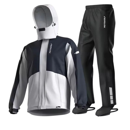 Waterdichte Motorrijder Regenpak Jas en Broek Unisex - Velinix