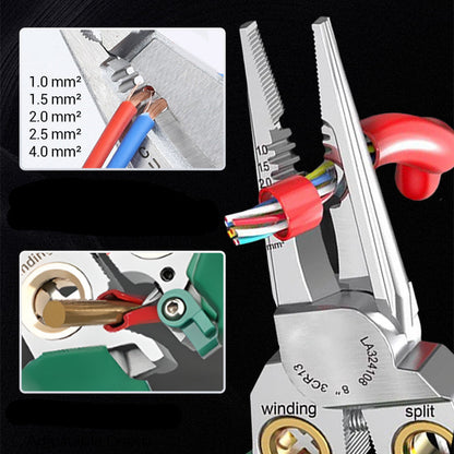 8-in-1 Multifunctionele Schaar Strip- en Testtool Elektrisch