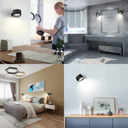 LED Wandlamp Draadloos Oplaadbaar 360° Draaibaar