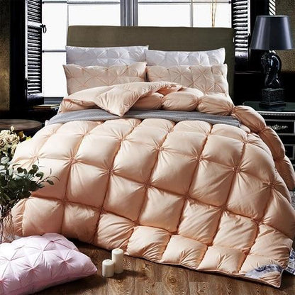Winter Deken 100% Ganzendons Warm en Gewatteerd