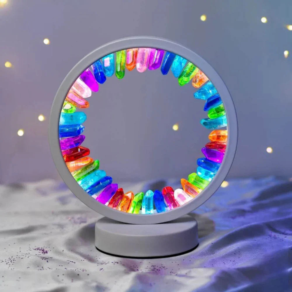 Kwarts Kristal Lamp Regenboog Effect Energiebalans