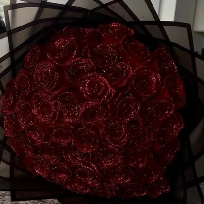 Eeuwige Rozen Bloem Arrangement Glinsterend