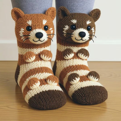 Kleurrijke Dieren Sokken Leuke Stijlvolle Print