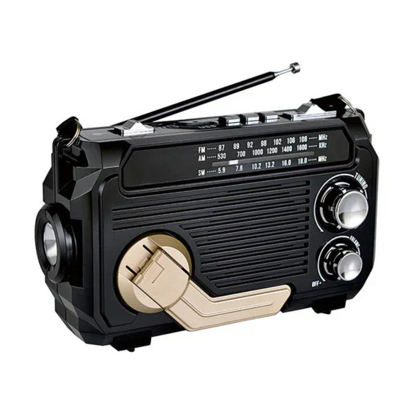 Noodradio met Powerbank - Draagbare Radio met Oplaadbaar Batterij