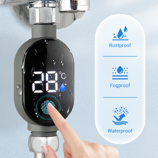 Douchethermometer Waterthermometer voor Veilig Douchen - Velinix