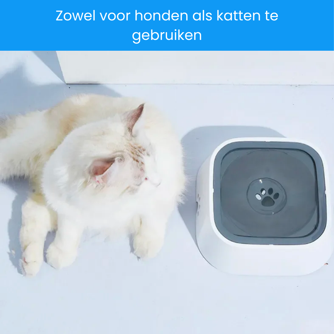 Spatvrije Drinkbak voor Honden en Katten