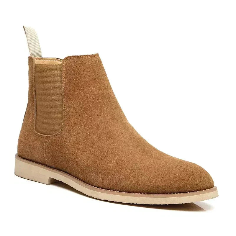 Giovanni™ – Dames Chelsea Boots van Kalfs Suède met Comfortabele Leren Binnenzool-5