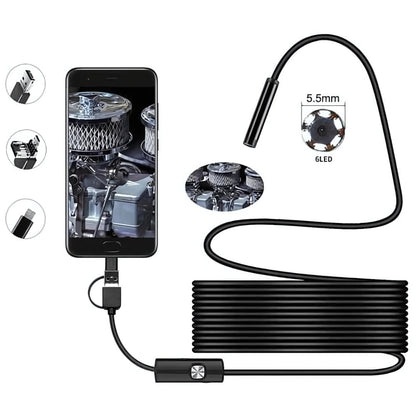Waterdichte Endoscoop met LED Verlichting voor Inspectie