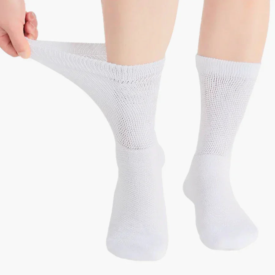 Comfy Sokken voor Gevoelige Voeten 3-Zone Naadloos - Velinix
