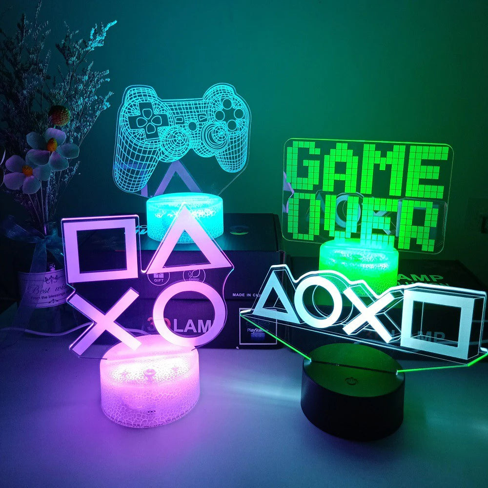 Gamer Lamp met 3D LED Verlichting voor Een Ultieme Game Ervaring - Velinix