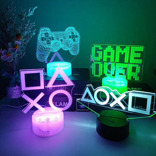 Gamer Lamp met 3D LED Verlichting voor Een Ultieme Game Ervaring - Velinix