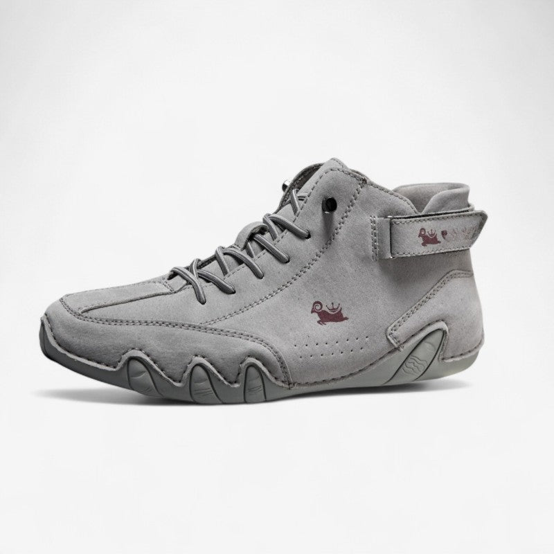 Stadsneakers voor Mannen - PU Sneakers met Ronde Neuzen en Antislipzool