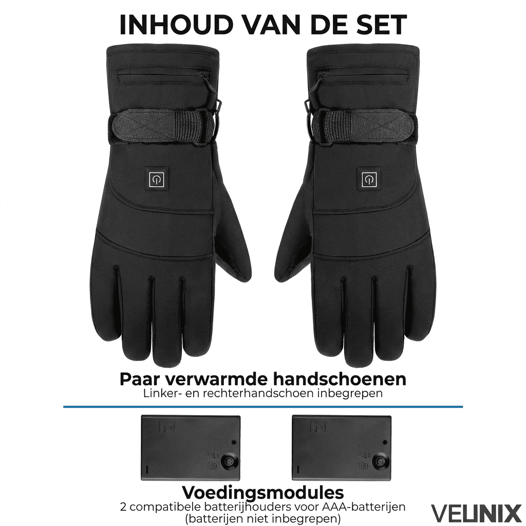 Velinix™ – Oplaadbare verwarmde handschoenen