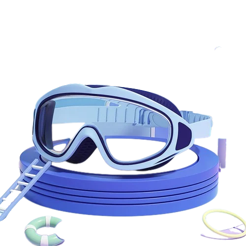 Kinderen Zwembril Grote Rand Waterdicht Anti-Fog