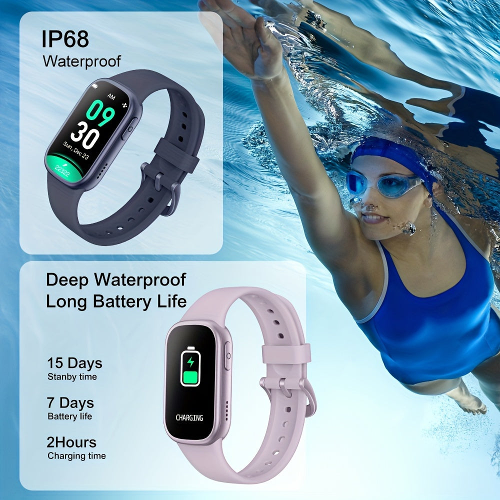 Waterdichte Smartwatch met Lange Batterijduur en Snellaadfunctie voor Fitness
