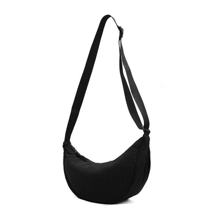 LunaTote – Slanke Gebogen Schoudertas – Stijlvol & Functioneel