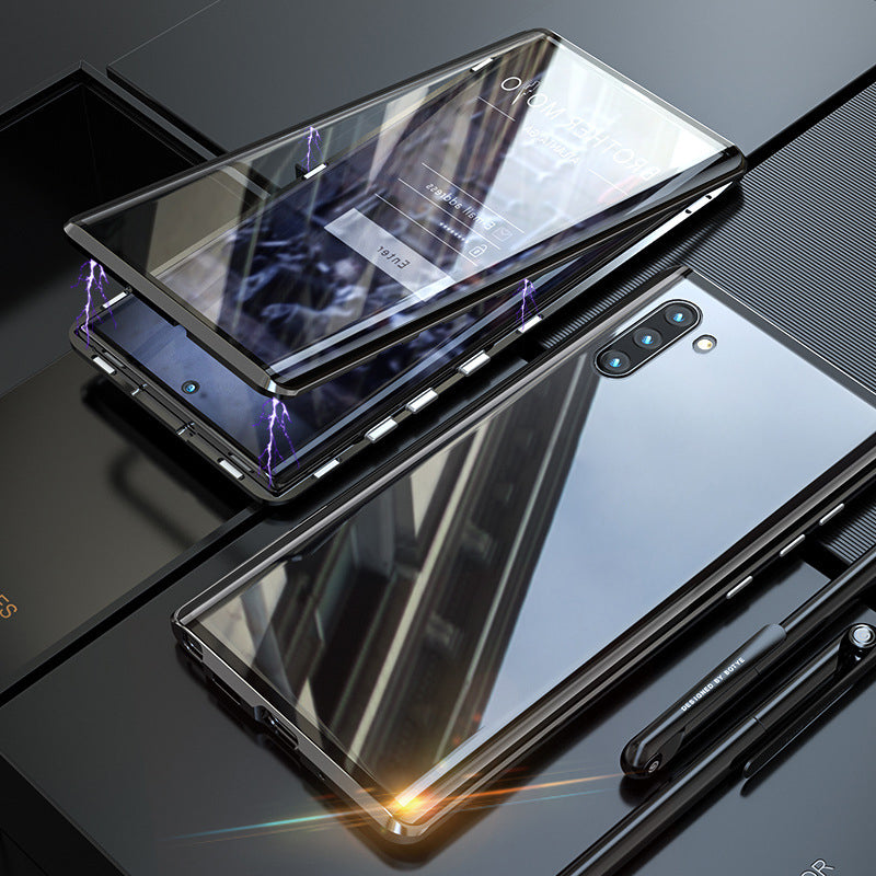 Robuuste Telefoonhoes Samsung Gehard Glas Beschermhoes - Velinix