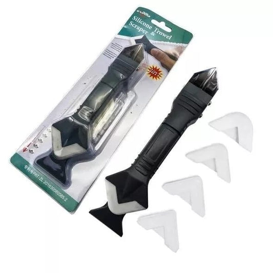 Siliconen Schraper Set 5-in-1 Multifunctioneel Gereedschap voor Afdichtingen - Velinix