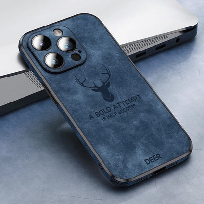 iPhone Hoesje Echt Leer Schokbestendig Stijlvol Design