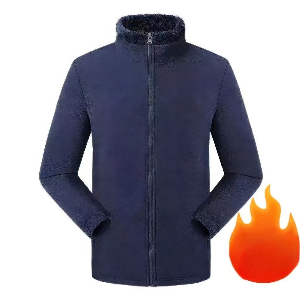 Heren Winterjack Fleece Gevoerd Warm en Waterdicht - Velinix