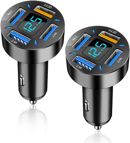Supersnelle Autolader 66W met USB PD en QC 3.0 - Velinix