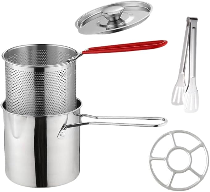 Frituurpan voor Aardappelen met Timer en Thermometer