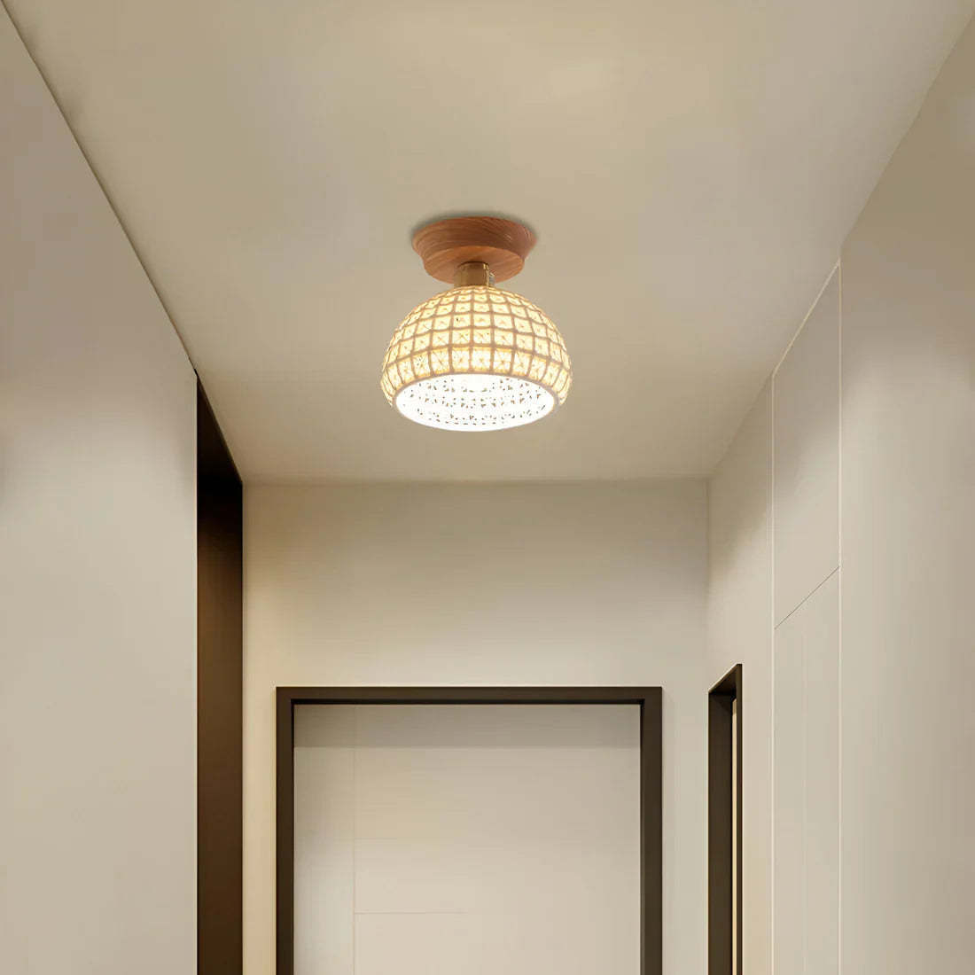 Keramische Plafondlamp Nordic Stijl Warm Wit Licht