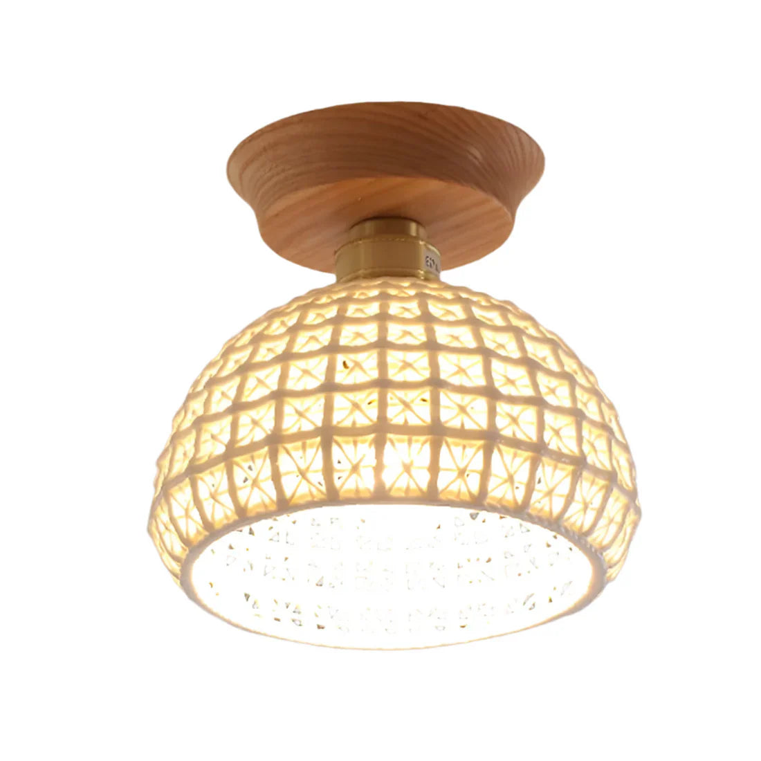 Keramische Plafondlamp Nordic Stijl Warm Wit Licht