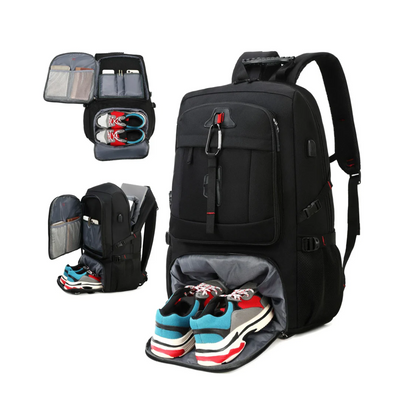 Reisrugzak 50L Waterdicht en Comfortabel voor Outdoor
