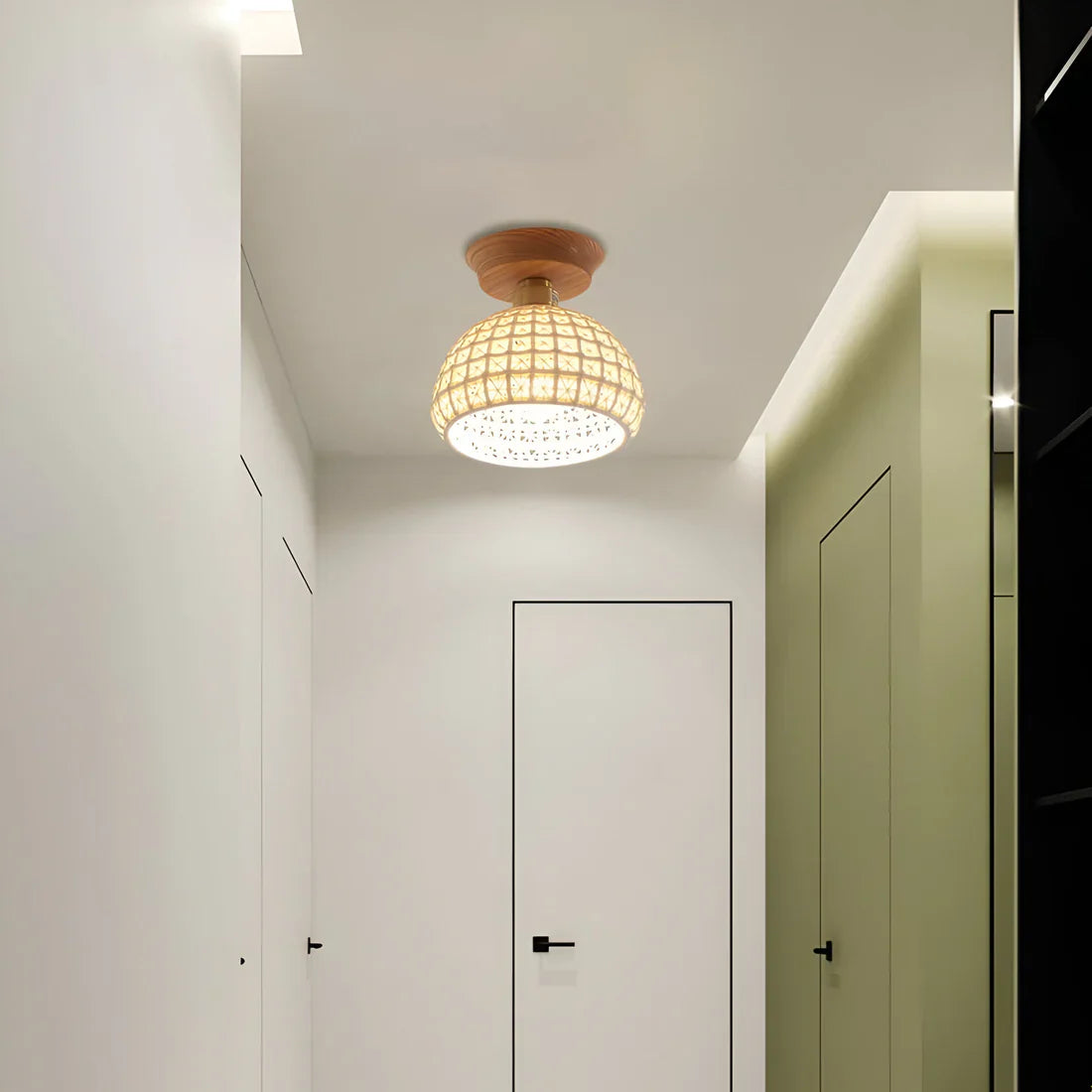 Keramische Plafondlamp Nordic Stijl Warm Wit Licht