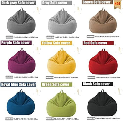 Bean Bag Hoes Ergonomisch Stijlvol - 80x90 cm en 100x120 cm