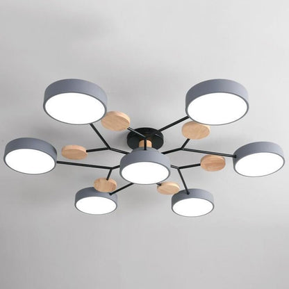 Ronde LED Plafondlamp Modern Woonkamer Lamp Dimbaar