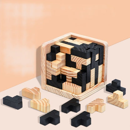 Houten Puzzel Brain Teaser Intelligentiespel voor Volwassenen