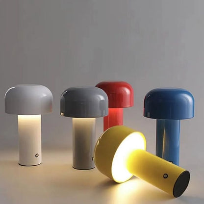 Oplaadbare Tafellamp Paddestoelvorm Modern Design