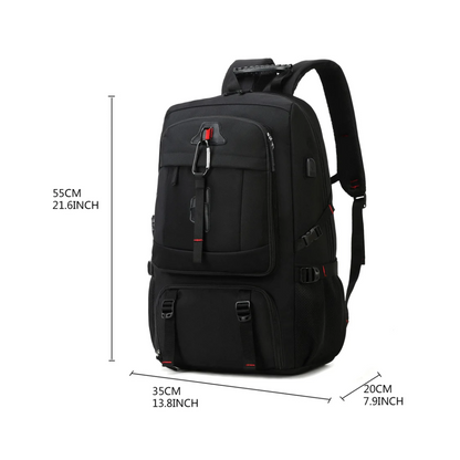 Reisrugzak 50L Waterdicht en Comfortabel voor Outdoor