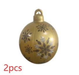 Kerstbal Buiten Decoratie 60cm Weerbestendig PVC
