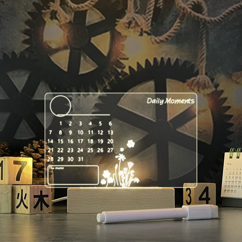 Nachtlampje Met Klei Bord Creatief Design
